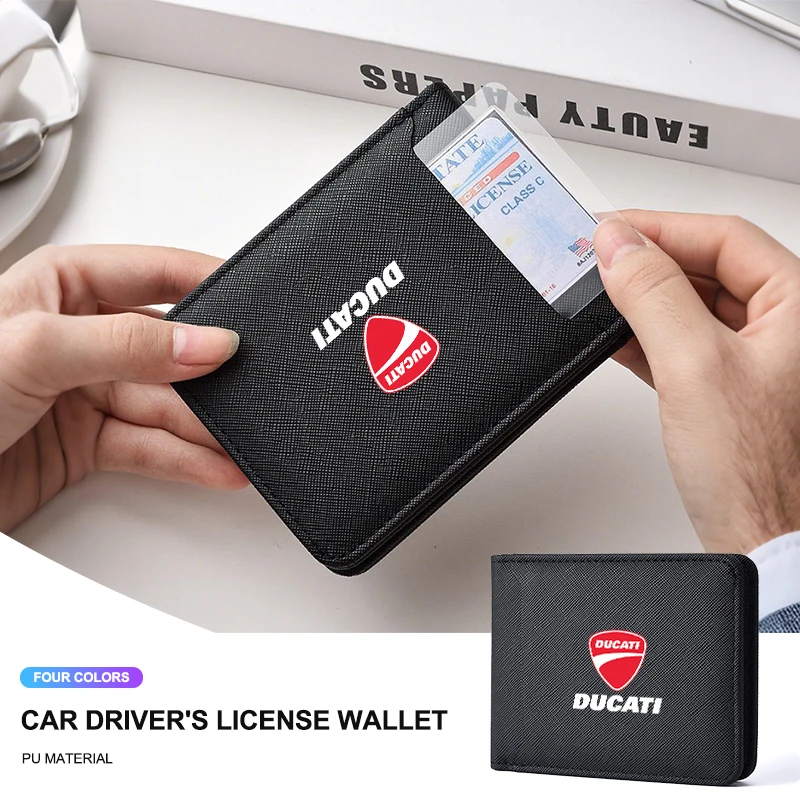 Fashion Leather Wallet Men Classic Soft Purse Coin Pocket Credit Card Holder For DUCATI Monster Hypermotard 950 939 821 SP 1100
Fashion Leather Wallet Men Classic Soft Purse Coin Pocket Credit Card Holder For DUCATI Monster Hypermotard 950 939 821 SP 1100