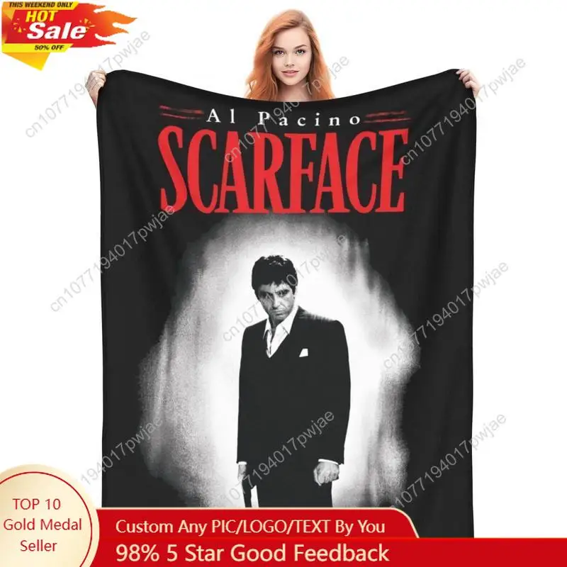S-Scarface Flannel Blanket Funny Ultra-Soft Micro Warm Throw Blanket Fleece Blanket Interesting Gift Custom blankets
S-Scarface Flannel Blanket Funny Ultra-Soft Micro Warm Throw Blanket Fleece Blanket Interesting Gift Custom blankets