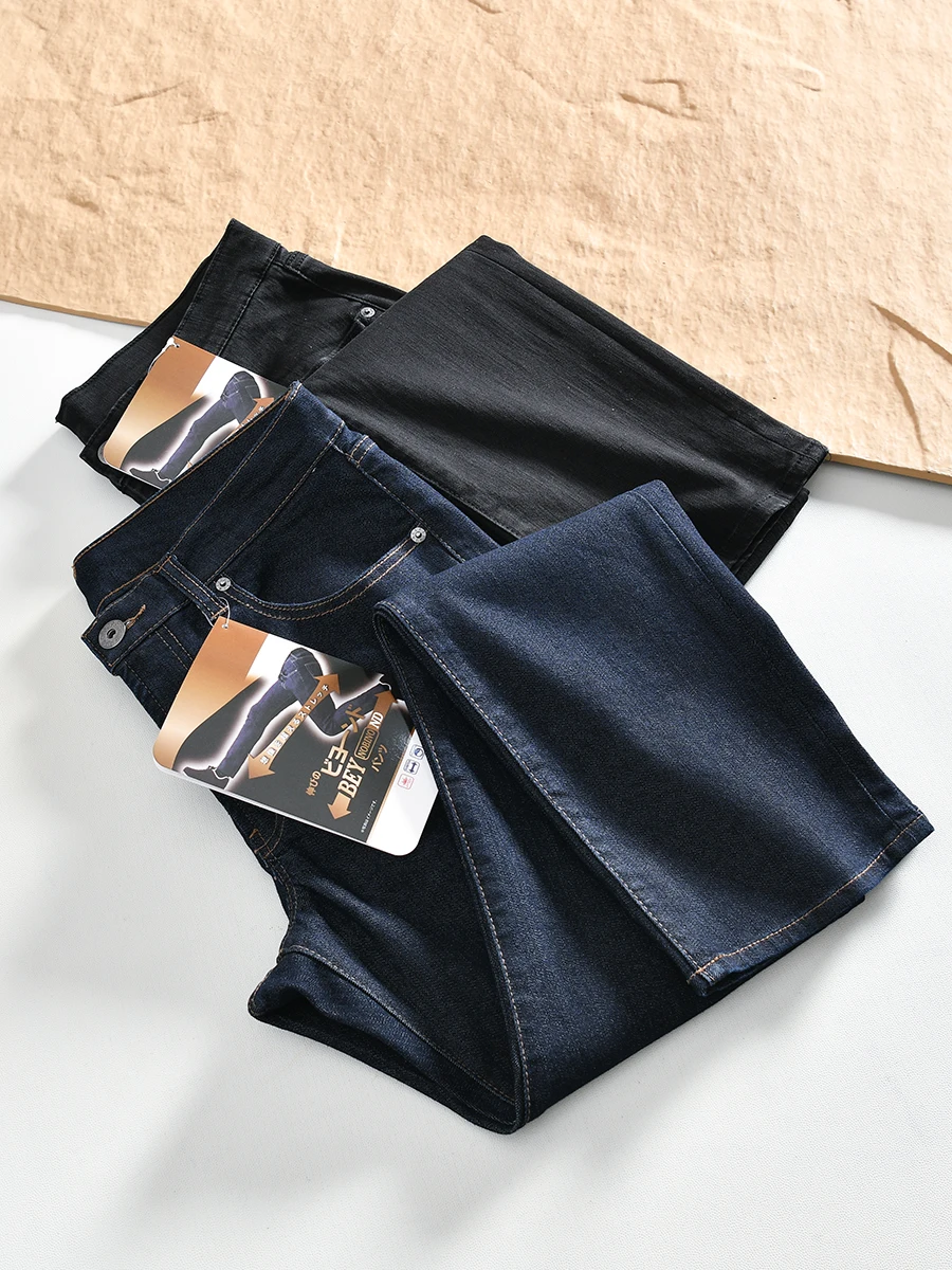 High Elasticity Straight Leg Casual Jeans for Men Fashionable Commuter Pants mid Waist Zipper Closure Long Trousers
High Elasticity Straight Leg Casual Jeans for Men Fashionable Commuter Pants mid Waist Zipper Closure Long Trousers
