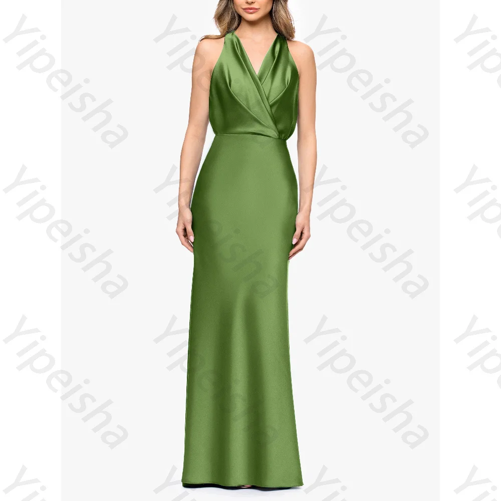 Customized V-Neck Sleeveless Pleat Evening Dresses Elegant Floor-Length Celebrity Dress Exquisite High Quality Prom Party Gowns
Customized V-Neck Sleeveless Pleat Evening Dresses Elegant Floor-Length Celebrity Dress Exquisite High Quality Prom Party Gowns
