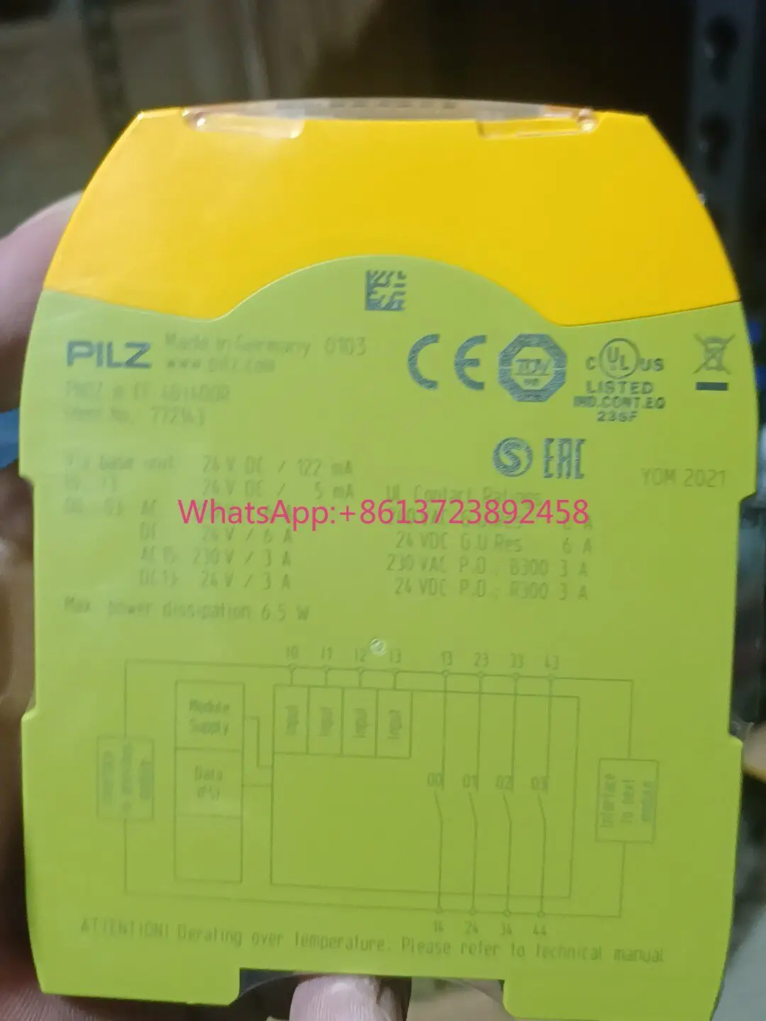 772143 pilz safety relay, high quality
772143 pilz safety relay, high quality