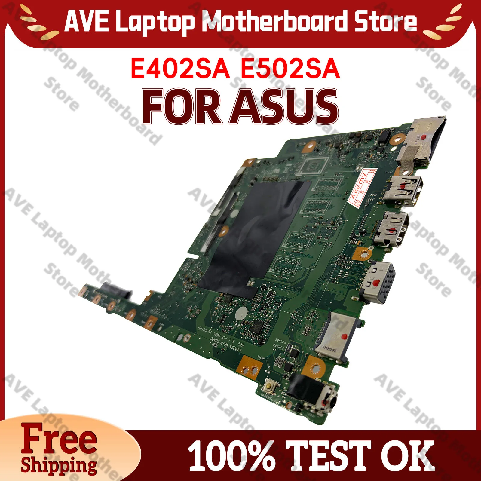 E402SA E402S Laptop Motherboard For ASUS EeeBook E402SA r417s Notebook Mainboard With Celeron CPU 100% tests OK fast shipping
E402SA E402S Laptop Motherboard For ASUS EeeBook E402SA r417s Notebook Mainboard With Celeron CPU 100% tests OK fast shipping