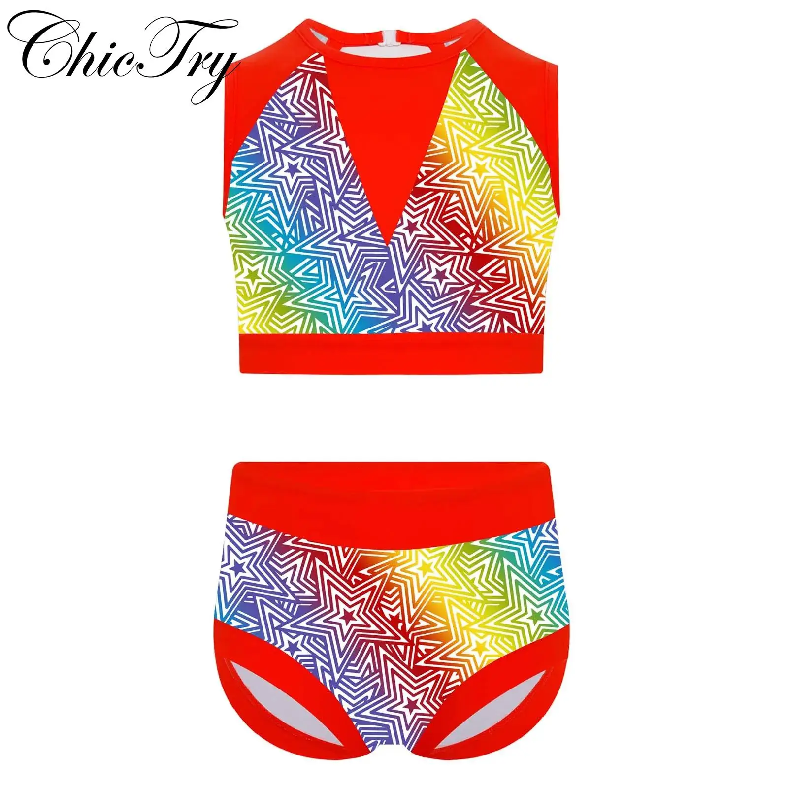 Kids Girls Swim Sets 2pcs Tankini Swimsuits Sleeveless Backless Short Tops with Shorts Swimwear Beachwear Surfing Bathing Suits
Kids Girls Swim Sets 2pcs Tankini Swimsuits Sleeveless Backless Short Tops with Shorts Swimwear Beachwear Surfing Bathing Suits