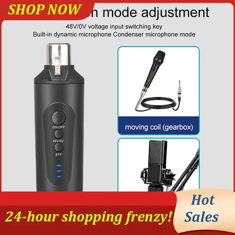 AB31-New 2.4G XLR Microphone Wireless Transmitting & Receiving System Dynamic Condenser Microphone Reverberation Adjustment
AB31-New 2.4G XLR Microphone Wireless Transmitting & Receiving System Dynamic Condenser Microphone Reverberation Adjustment