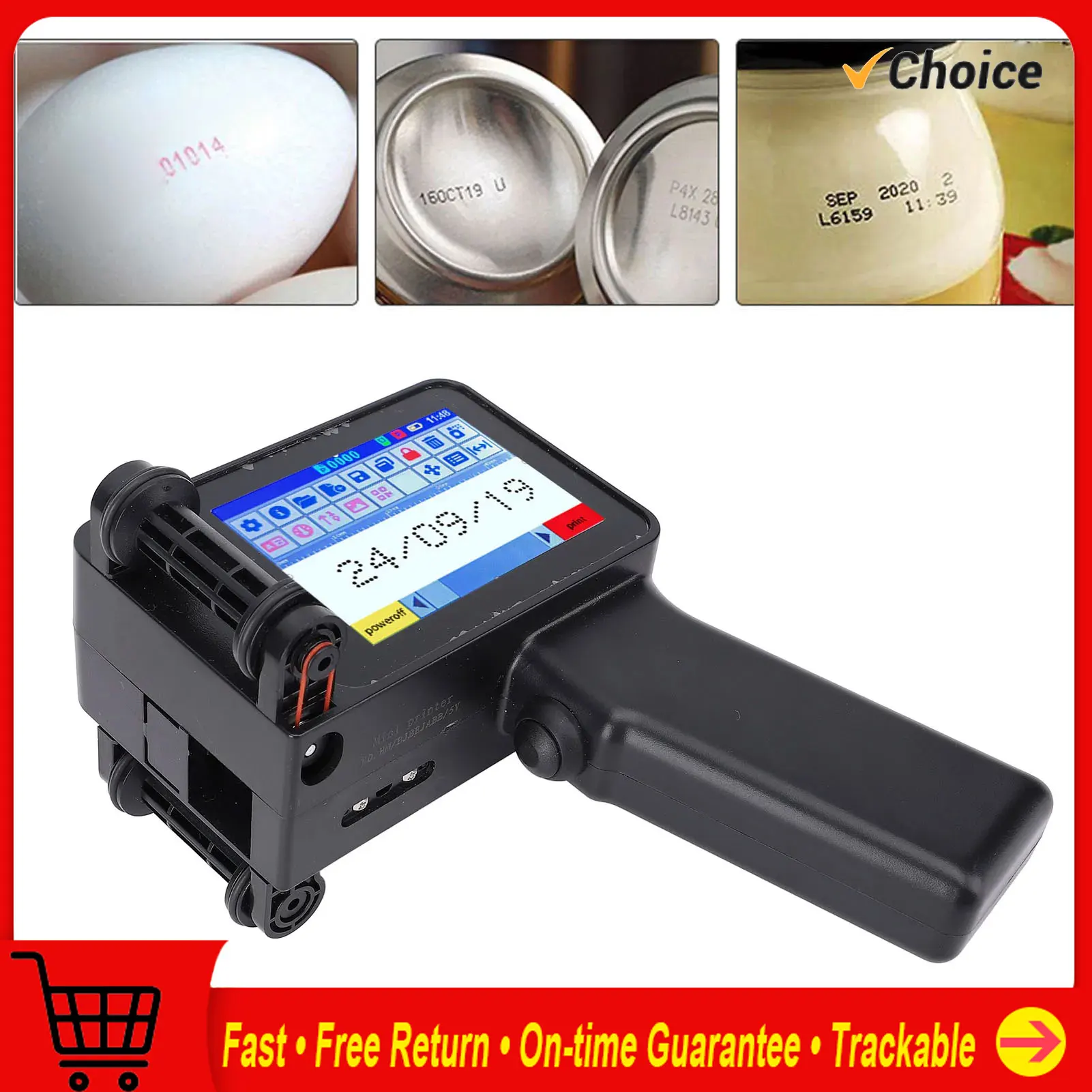 N6 Handheld Inkjet Printer Gun Ergonomic Multi Language 4 CPU Handheld Inkjet Printer HD LED 4.3inch for Barcode
N6 Handheld Inkjet Printer Gun Ergonomic Multi Language 4 CPU Handheld Inkjet Printer HD LED 4.3inch for Barcode