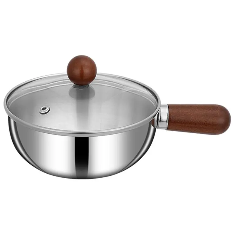 AUAU-Stainless Steel Small Pot Bowl Wood Handle Multi-Function Single-Person Cooking Sauce Bowl Fruit Salad Yogurt Bowl
AUAU-Stainless Steel Small Pot Bowl Wood Handle Multi-Function Single-Person Cooking Sauce Bowl Fruit Salad Yogurt Bowl