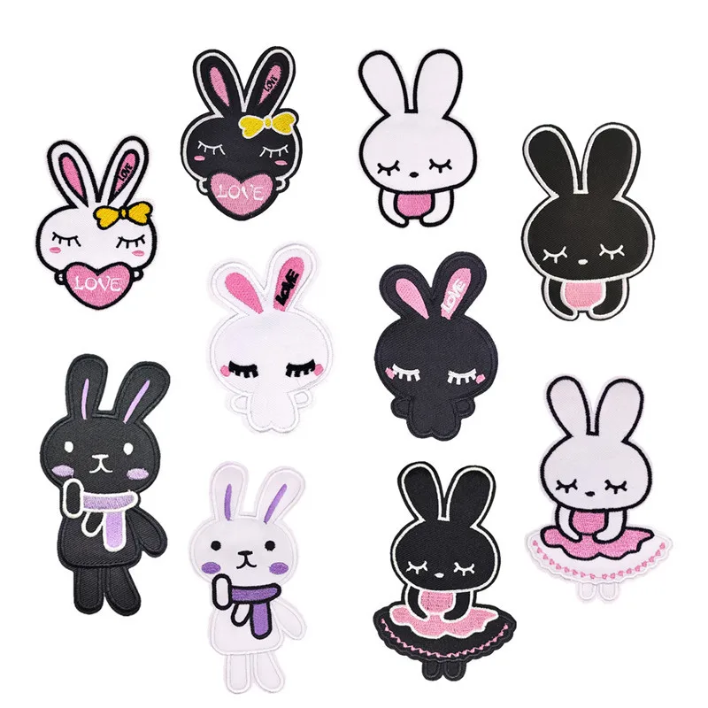 10Pcs Cartoon Cute Rabbit Ironing Embroidered Patches For Sew on DIY Child Clothes Hat Jeans Sticker Iron on Patch Applique
10Pcs Cartoon Cute Rabbit Ironing Embroidered Patches For Sew on DIY Child Clothes Hat Jeans Sticker Iron on Patch Applique