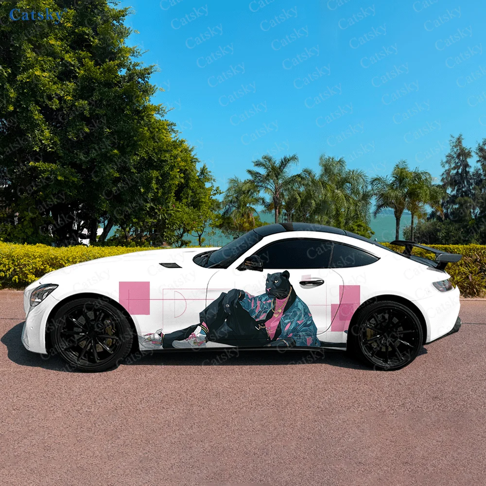 Hip Hop Cool Panther Car Side Sticker Decoration, PVC Waterproof Scratch Resistant Decal, Car Protection, Auto Accessories Gift
Hip Hop Cool Panther Car Side Sticker Decoration, PVC Waterproof Scratch Resistant Decal, Car Protection, Auto Accessories Gift