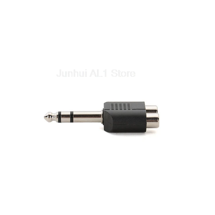6.35mm Rotating 2RCA Female Adapter Audio To Dual Lotus Mixing Console Amplifier To Audio Connector Red Black Head Adapter B1
6.35mm Rotating 2RCA Female Adapter Audio To Dual Lotus Mixing Console Amplifier To Audio Connector Red Black Head Adapter B1