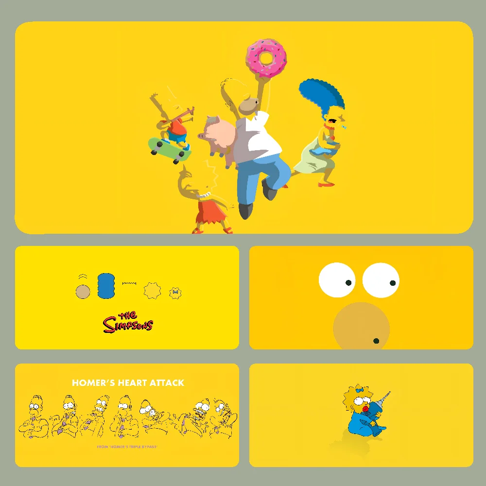 Anime T-The Simpsons Mousepad Large Gaming Mouse Pad LockEdge Thickened Computer Keyboard Table Desk Mat
Anime T-The Simpsons Mousepad Large Gaming Mouse Pad LockEdge Thickened Computer Keyboard Table Desk Mat