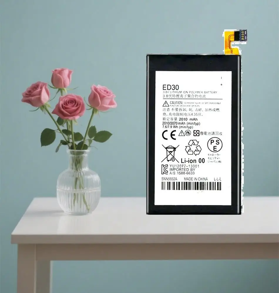 Аккумулятор мобильного телефона ED30 2010 мАч для Motorola Moto G G2 XT1028 XT1032 XT1033 XT1034 XT1068
Аккумулятор мобильного телефона ED30 2010 мАч для Motorola Moto G G2 XT1028 XT1032 XT1033 XT1034 XT1068