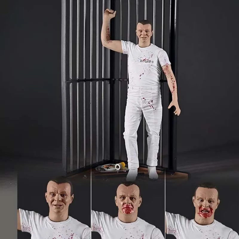 BANDAI Hannibal Figure Silence Of The Lambs Action Figures PVC Jailbroken Version Hannibal Collection Model Figurine Toy Gift
BANDAI Hannibal Figure Silence Of The Lambs Action Figures PVC Jailbroken Version Hannibal Collection Model Figurine Toy Gift