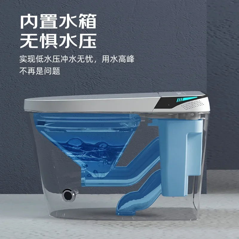 Automatic smart toilet sterilization cover automatic foot flushing
Automatic smart toilet sterilization cover automatic foot flushing
