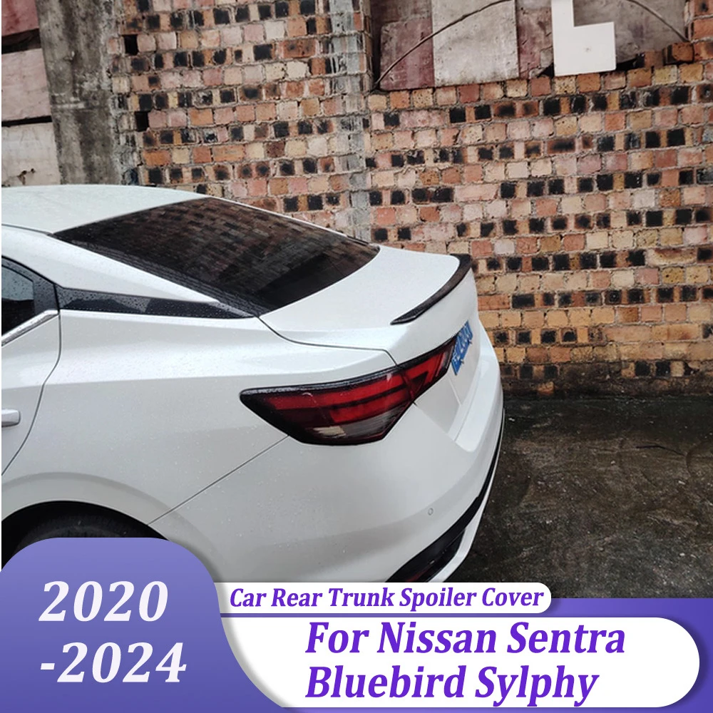 Rear Trunk Spoiler Cover Sticker Wing Tail Door Trim Styling Exterior Accessories For Nissan Sentra Bluebird Sylphy 2020-2024
Rear Trunk Spoiler Cover Sticker Wing Tail Door Trim Styling Exterior Accessories For Nissan Sentra Bluebird Sylphy 2020-2024