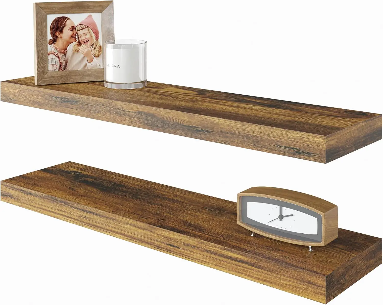 Floating Shelf,Wall Shelf,Decor Wall Mounted Shelves,Hanging Shelf Set L24xW6 for Bathroom Kitchen Living,Kitchen,Room
Floating Shelf,Wall Shelf,Decor Wall Mounted Shelves,Hanging Shelf Set L24xW6 for Bathroom Kitchen Living,Kitchen,Room
