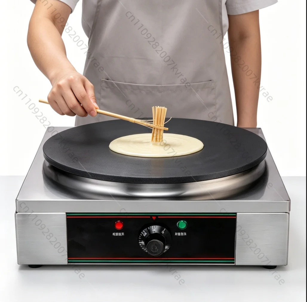 Desktop Pancake Maker Electric Automatic Grain Frying Machine Thermostat Stainless Steel Frying Pan
Desktop Pancake Maker Electric Automatic Grain Frying Machine Thermostat Stainless Steel Frying Pan