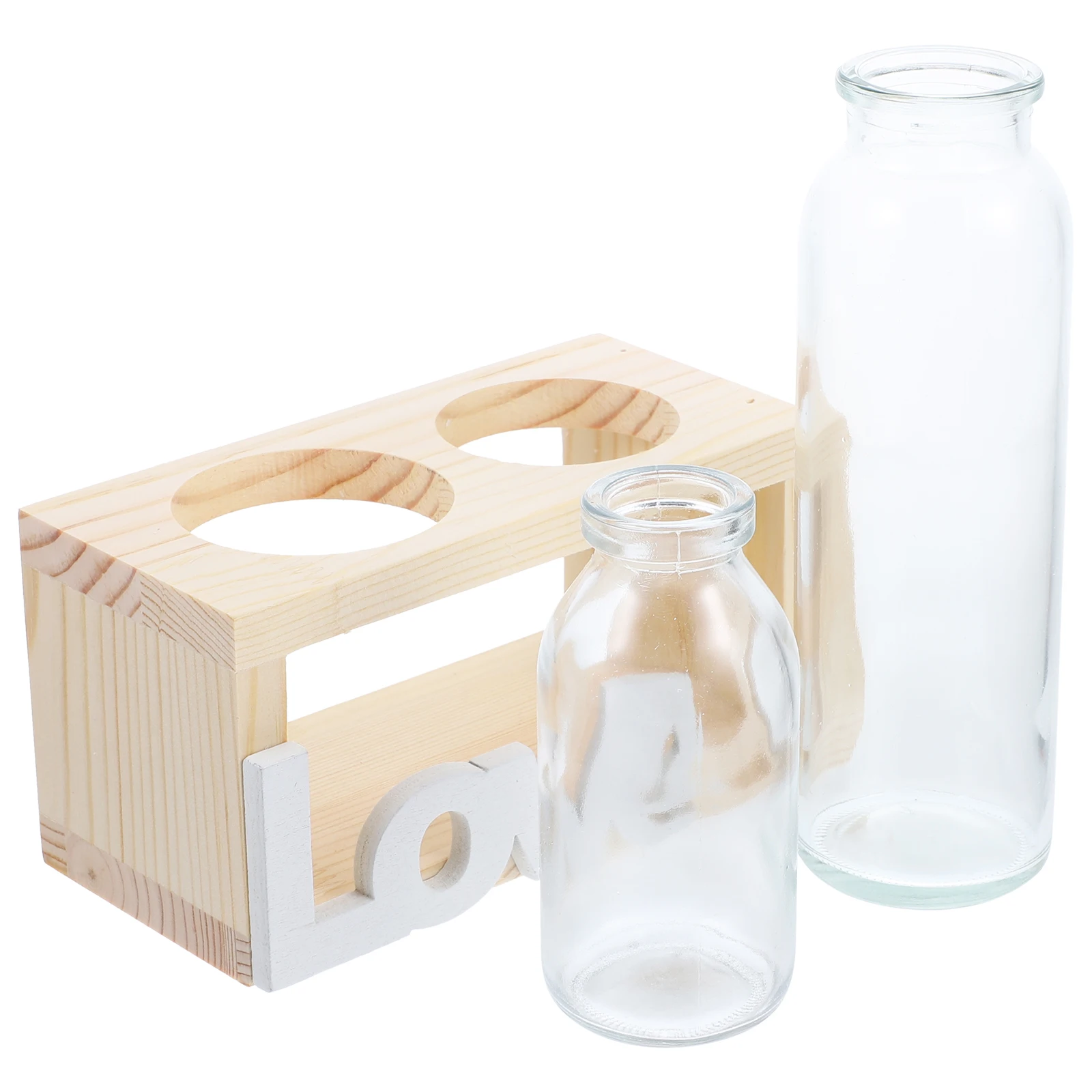 1 Set Of Elegant Hydroponic Glass Planter Vase With Wood Stand Charming Desktop Decoration 
1 Set Of Elegant Hydroponic Glass Planter Vase With Wood Stand Charming Desktop Decoration