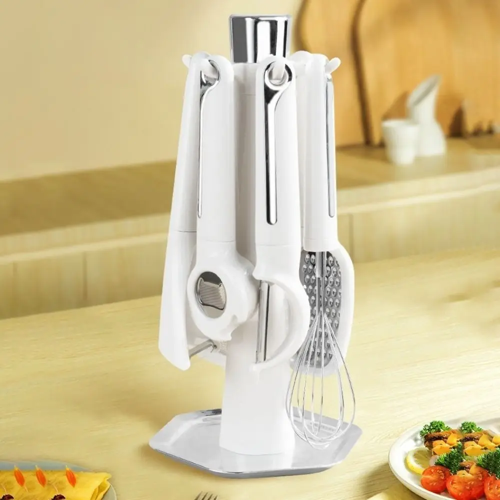 7 Pieces/Set Stainless Steel Kitchen Gadget Set Space Saving Household Cooking Utensils Set Filter Screen with Storage Rack
7 Pieces/Set Stainless Steel Kitchen Gadget Set Space Saving Household Cooking Utensils Set Filter Screen with Storage Rack