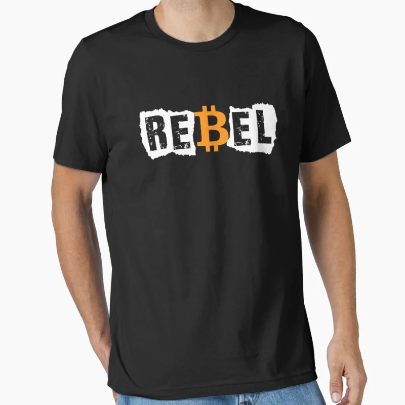 Bitcoin Rebel. Cryptocurrency. Bitcoin Crypto Trader 100% cotton printed t shirt for men large size Adult tops S-6XL
Bitcoin Rebel. Cryptocurrency. Bitcoin Crypto Trader 100% cotton printed t shirt for men large size Adult tops S-6XL