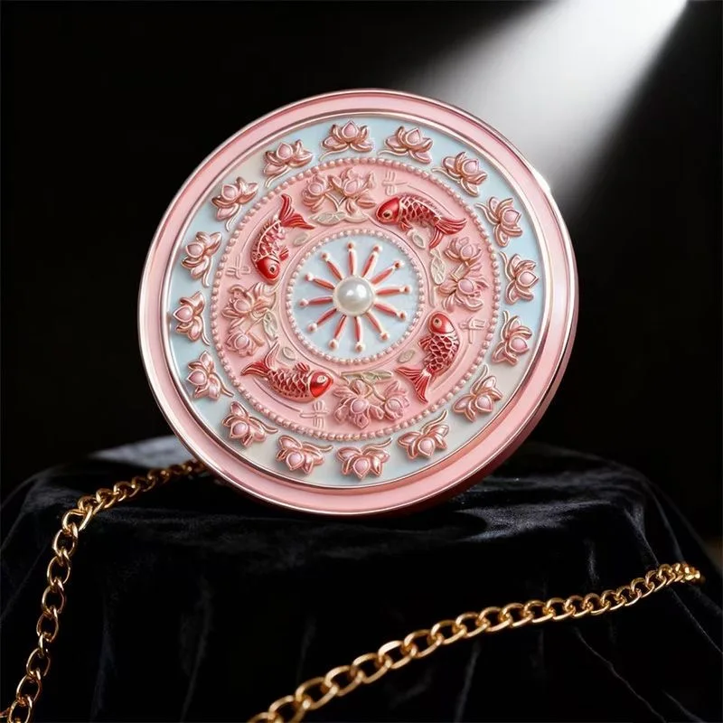 Lucky Carp & Magpie Brings Good Mini Mirror Makeup Compact Portable Two-side Folding Make Up Mirror Women Vintage Cosmetic Gift
Lucky Carp & Magpie Brings Good Mini Mirror Makeup Compact Portable Two-side Folding Make Up Mirror Women Vintage Cosmetic Gift