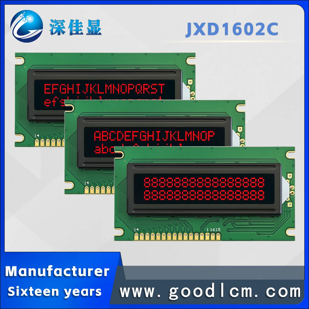Доступный новый оптовый ЖК-экран с символами 1602 JXD1602C VA Красный отрицательный модуль дисплея LCM ST7066/AIP31066 драйвер
Доступный новый оптовый ЖК-экран с символами 1602 JXD1602C VA Красный отрицательный модуль дисплея LCM ST7066/AIP31066 драйвер