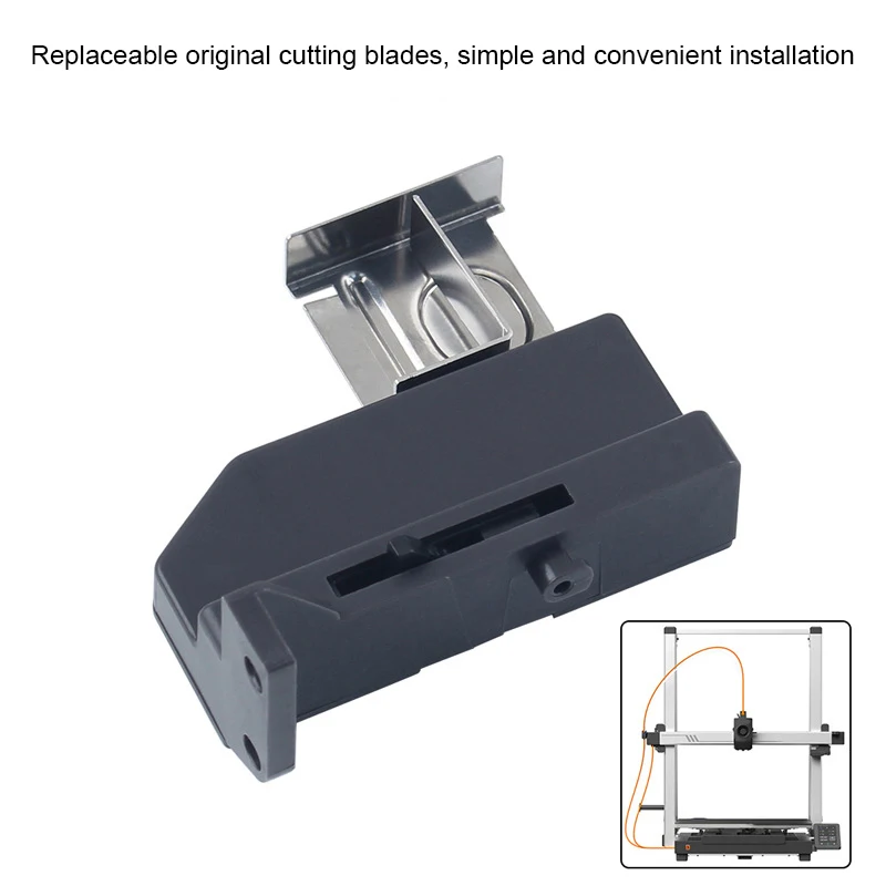 Filament Cutter for Kobra3 Max Printer: Replacement Cutting Cleaner Metal Sharp Blade with Case for Anycubiic Kobra 3 Max