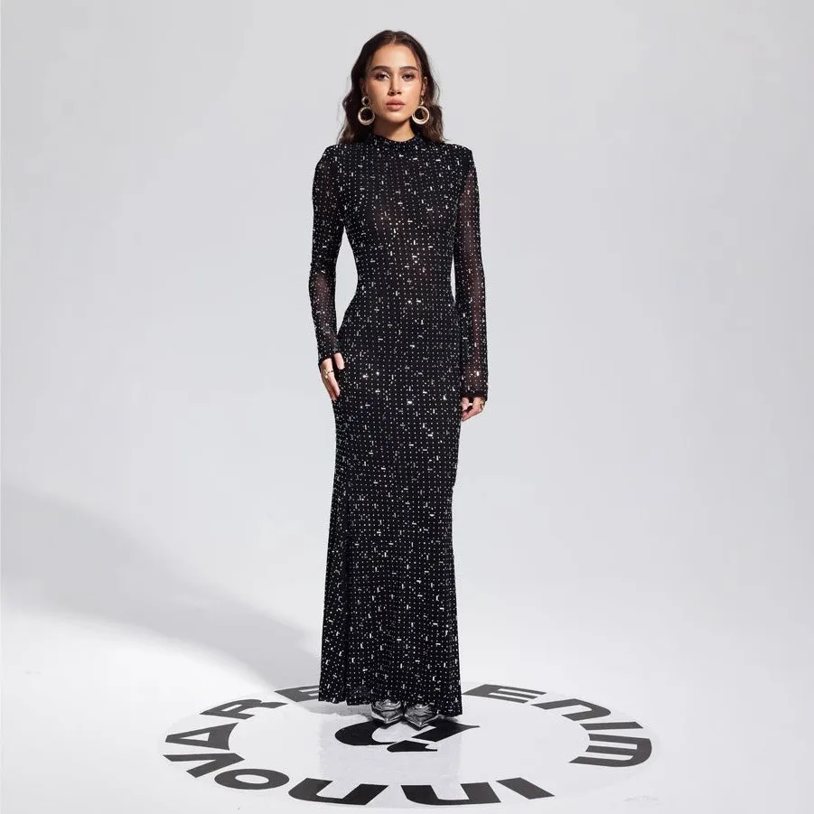 Prom Dress Evening Wedding Guest Elegant Party Long Sleeve Round Neck A Line Sheer Mesh Rhinestone Sequined Full Length Sparkly
Prom Dress Evening Wedding Guest Elegant Party Long Sleeve Round Neck A Line Sheer Mesh Rhinestone Sequined Full Length Sparkly