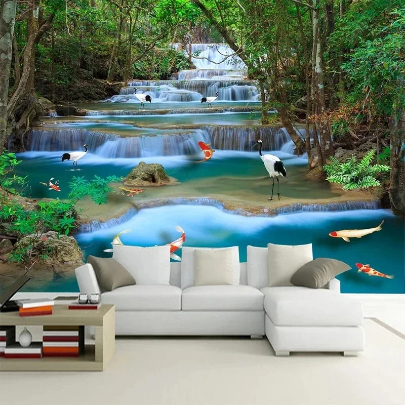 Nature Waterfall Forest River 3D Photo Wallpaper Murals for Living Room TV Wall Background Art Home Decor Wall Coverings
Nature Waterfall Forest River 3D Photo Wallpaper Murals for Living Room TV Wall Background Art Home Decor Wall Coverings