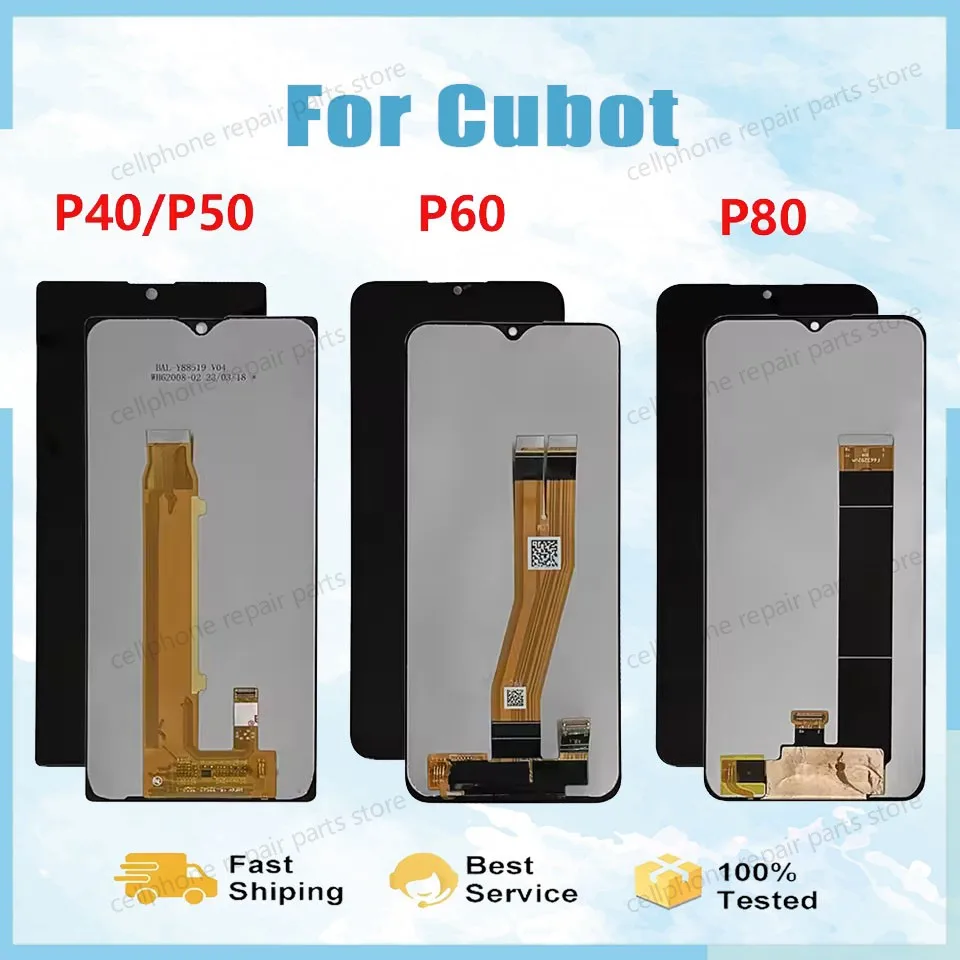 Оригинальный ЖК-дисплей для Cubot P40 P50 P60 P80, дигитайзер сенсорного экрана в сборе, запасные части
Оригинальный ЖК-дисплей для Cubot P40 P50 P60 P80, дигитайзер сенсорного экрана в сборе, запасные части