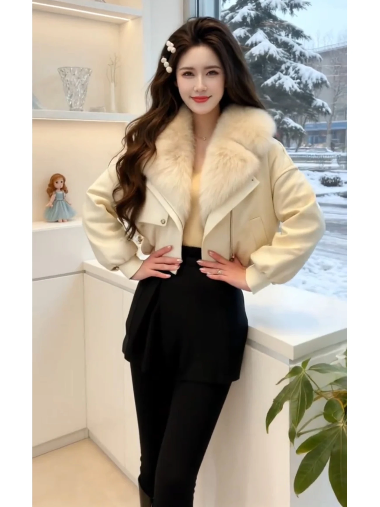 Утягивающий универсальный персонализированный Quali Winter Faion Sli Sle с меховым воротником из хлопка Jaet, женский дизайн Sense
Утягивающий универсальный персонализированный Quali Winter Faion Sli Sle с меховым воротником из хлопка Jaet, женский дизайн Sense