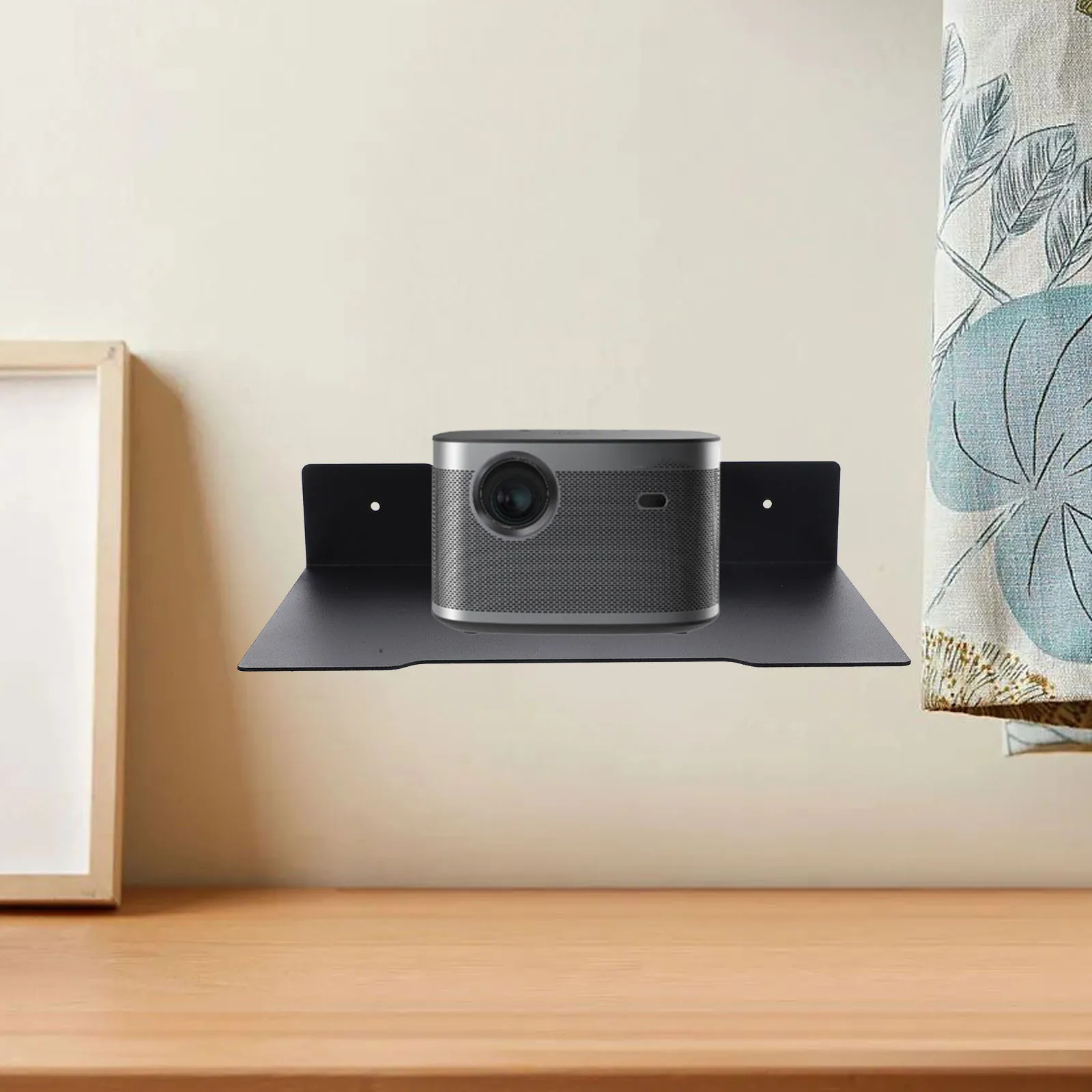 Wall Shelf Black Small Wall Mounted Bracket for Camera Router Projector Space Saving Metal Design Stable Storage
Wall Shelf Black Small Wall Mounted Bracket for Camera Router Projector Space Saving Metal Design Stable Storage