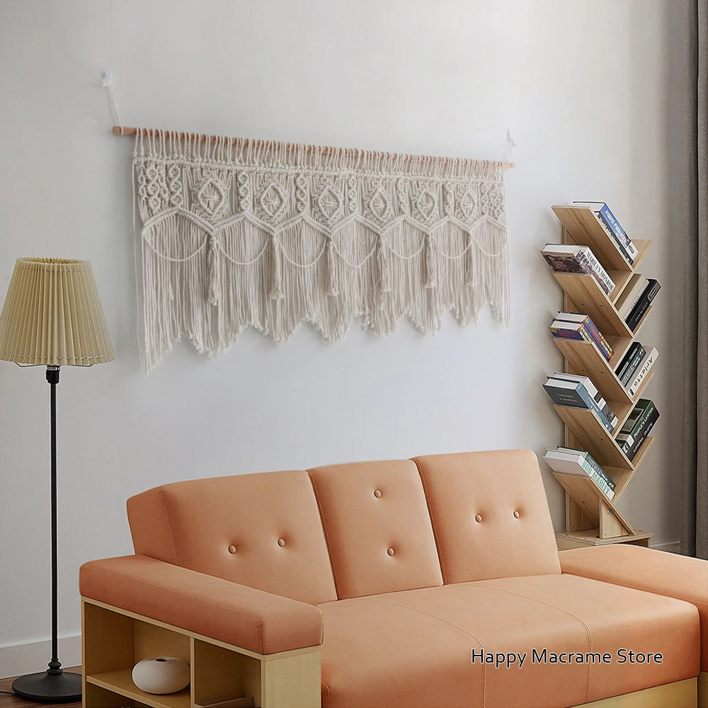 Hand-woven Macrame Cotton Door Curtain Tapestry Wall Hanging Art Tapestry Boho Decoration Bohemia Wedding Backdrop Tapestry Gift
Hand-woven Macrame Cotton Door Curtain Tapestry Wall Hanging Art Tapestry Boho Decoration Bohemia Wedding Backdrop Tapestry Gift