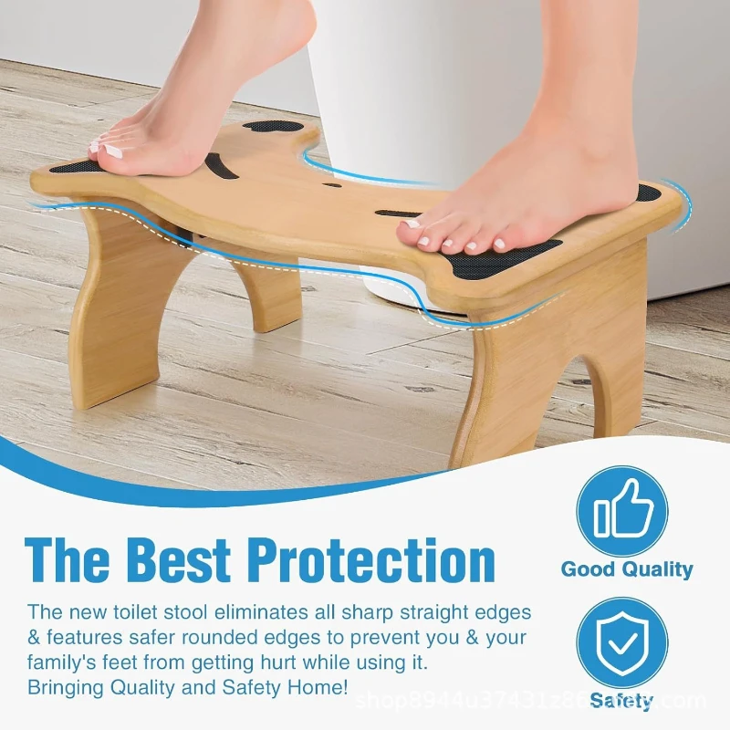 Bamboo Home Toilet Stool, Foldable Bathroom Footrest, Non-Slip Easy Toilet Step, Solid Wood Eco-Friendly Bathroom Stool
Bamboo Home Toilet Stool, Foldable Bathroom Footrest, Non-Slip Easy Toilet Step, Solid Wood Eco-Friendly Bathroom Stool