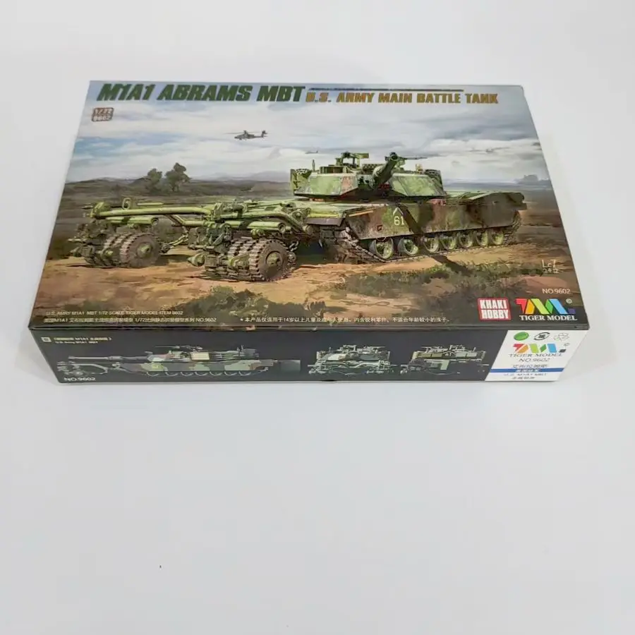 Модель тигра 1/72 9602 M1A1 с комплектом модели сборки шахтного ролика
Модель тигра 1/72 9602 M1A1 с комплектом модели сборки шахтного ролика