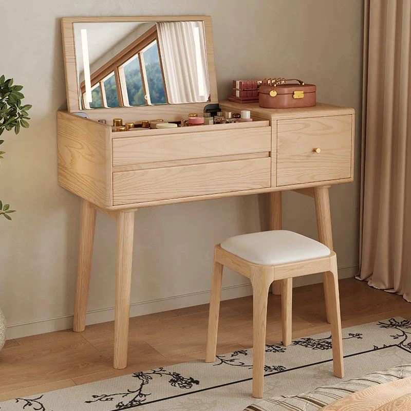 Cosmetics Wood Dressing Table Makeup Bedroom Accessories Dressing Table Drawers Cabinet Comoda Pra Quarto Postmodern Furniture
Cosmetics Wood Dressing Table Makeup Bedroom Accessories Dressing Table Drawers Cabinet Comoda Pra Quarto Postmodern Furniture