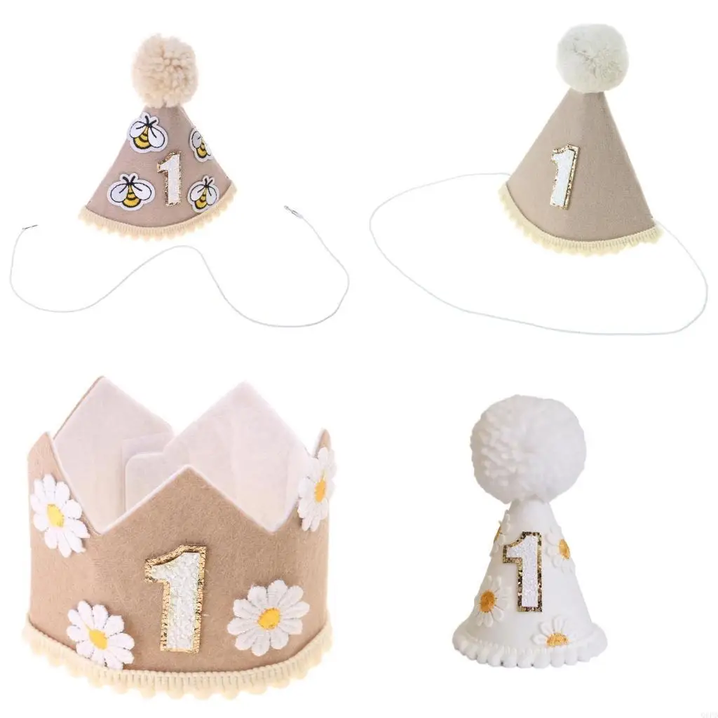 Party Pom Caps Adjustable Chin Belt with Number 1 Unique Shower Photography Prop
Party Pom Caps Adjustable Chin Belt with Number 1 Unique Shower Photography Prop