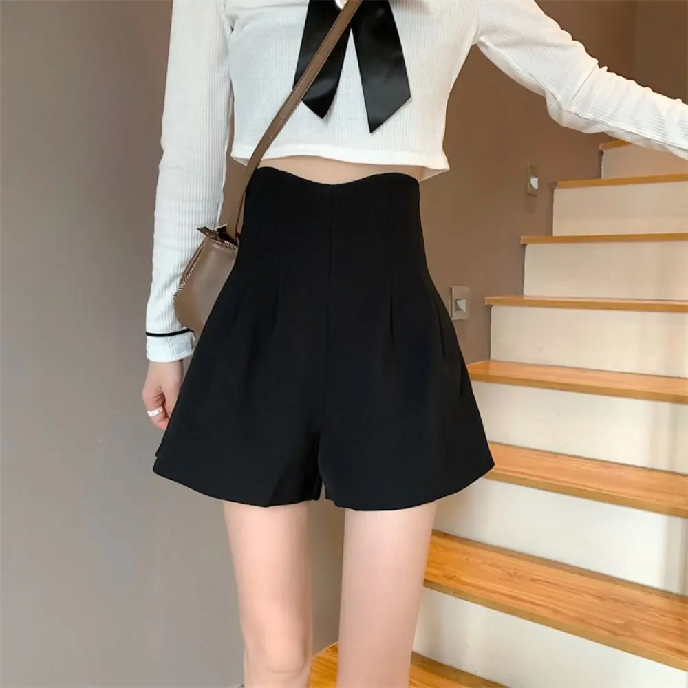 Invisible Zipper Summer A-line Shorts Pants Black Large Size High Waist Suit Shorts Wide Leg Pants Y2K Solid Hot Pants Party
Invisible Zipper Summer A-line Shorts Pants Black Large Size High Waist Suit Shorts Wide Leg Pants Y2K Solid Hot Pants Party