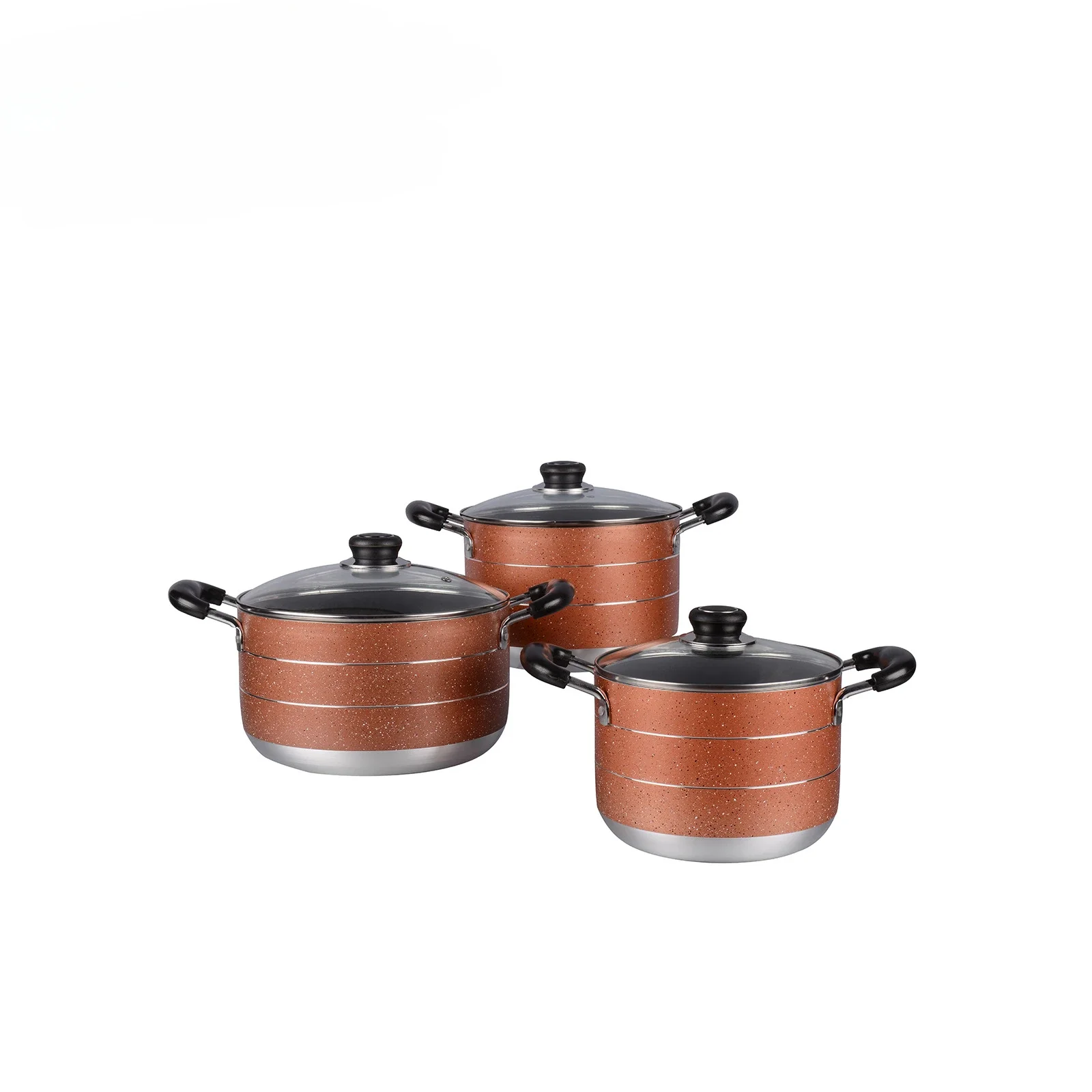 cross-border foreign trade high tube non-stick soup set frying pan aluminum set wholesale set
cross-border foreign trade high tube non-stick soup set frying pan aluminum set wholesale set