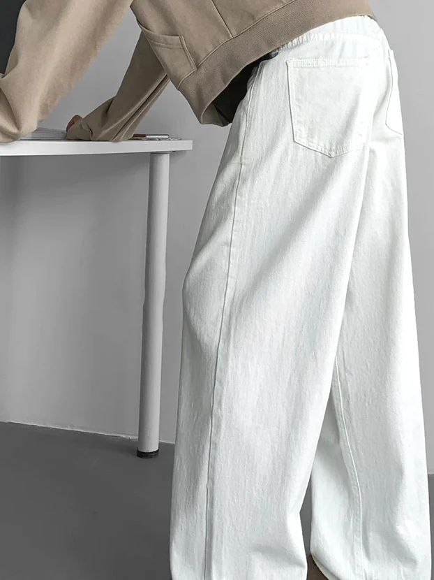 American Style Cleanfit White Knife Men's Loose Wide Leg Workwear Long Trousers High Street Logging Dad Jeans Trendy
American Style Cleanfit White Knife Men's Loose Wide Leg Workwear Long Trousers High Street Logging Dad Jeans Trendy