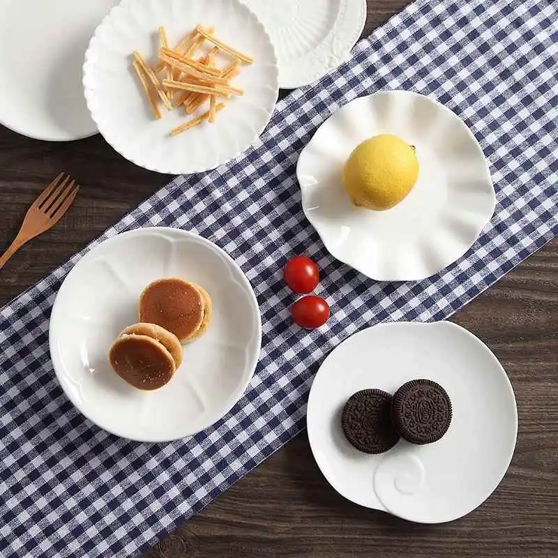 6-Inch Ceramic Dessert Plate Small Tea Time Fruit Nuts Pastries Year of Celebration Hotel Use Flat Plate Circular Shape Ins S...
6-Inch Ceramic Dessert Plate Small Tea Time Fruit Nuts Pastries Year of Celebration Hotel Use Flat Plate Circular Shape Ins S...