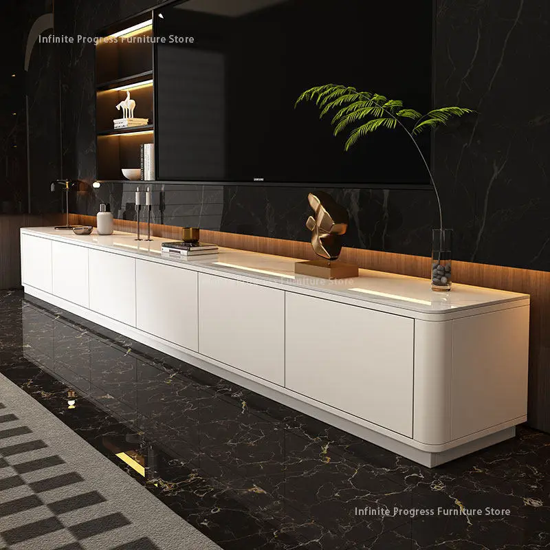 Italian Minimalist Solid Wood TV Stand Nordic Creative Floor-standing Living Room Cabinet Sintered Stone Top Home Furniture FYTS
Italian Minimalist Solid Wood TV Stand Nordic Creative Floor-standing Living Room Cabinet Sintered Stone Top Home Furniture FYTS