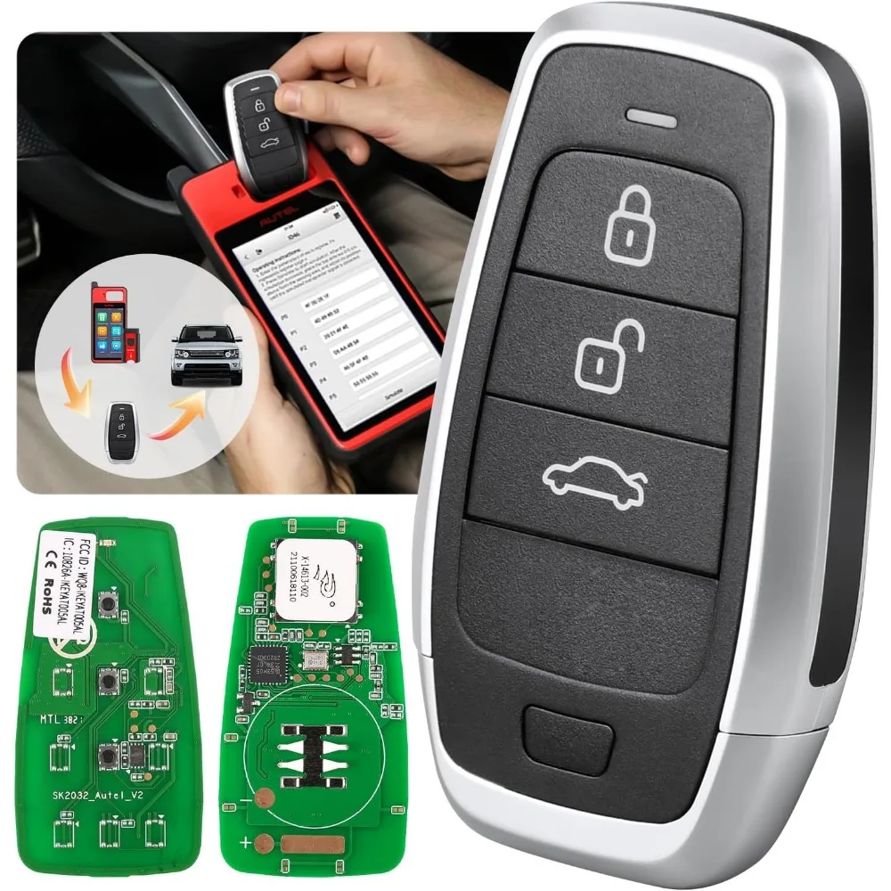 Universal Programmable 3 Button Keyless Entry Remote for 700 Vehicles OBD Learning 130FT Range
Universal Programmable 3 Button Keyless Entry Remote for 700 Vehicles OBD Learning 130FT Range