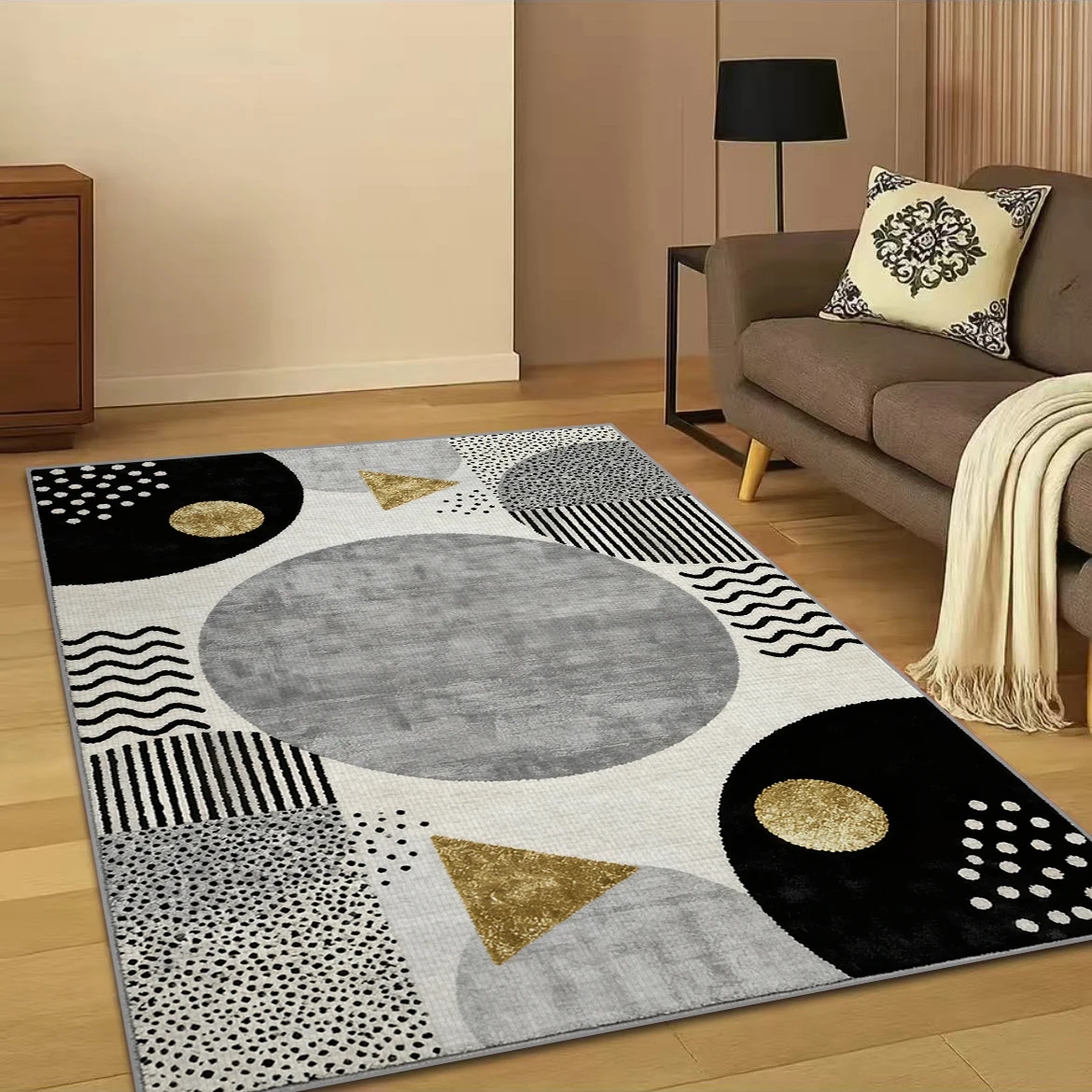 RAKKS Abstract Geometry Crystal Carpet Home Living Room Bedroom Sofa Coffee Table Rug and Home Decoration Anti-Slip Rug
RAKKS Abstract Geometry Crystal Carpet Home Living Room Bedroom Sofa Coffee Table Rug and Home Decoration Anti-Slip Rug