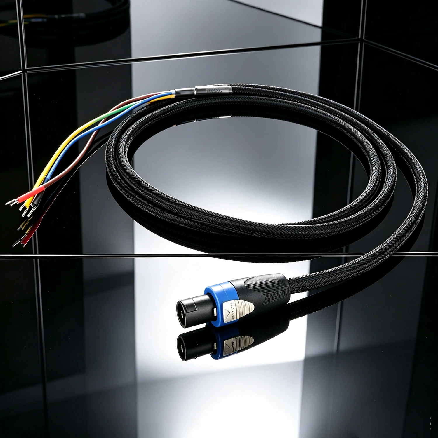 Subwoofer Cable 3 Wire Sub Speaker Cable Speakon to Spade End for REL/MJ Acoustics
Subwoofer Cable 3 Wire Sub Speaker Cable Speakon to Spade End for REL/MJ Acoustics