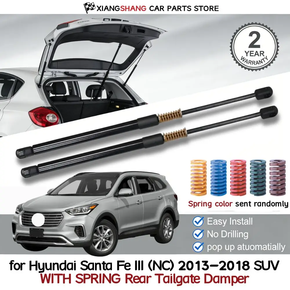 Auto Pop-Up Trunk Struts for Hyundai Santa Fe III 2012-2018 SUV 560mm Automatic Opening Gas Lift Supports with Springs Boot
Auto Pop-Up Trunk Struts for Hyundai Santa Fe III 2012-2018 SUV 560mm Automatic Opening Gas Lift Supports with Springs Boot