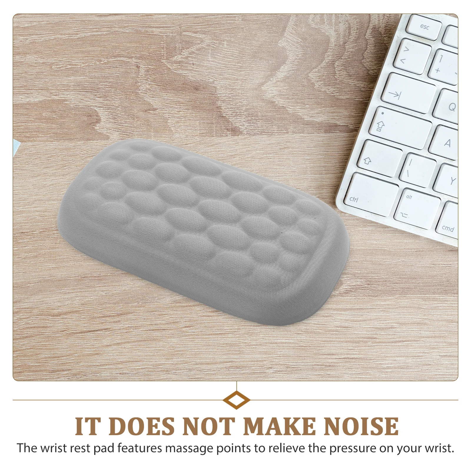 Keyboard Wrist Rest Memory Foam Comfortable Support Massage Points Soft Resilient Wide Compatibility Great Gift for Office
Keyboard Wrist Rest Memory Foam Comfortable Support Massage Points Soft Resilient Wide Compatibility Great Gift for Office