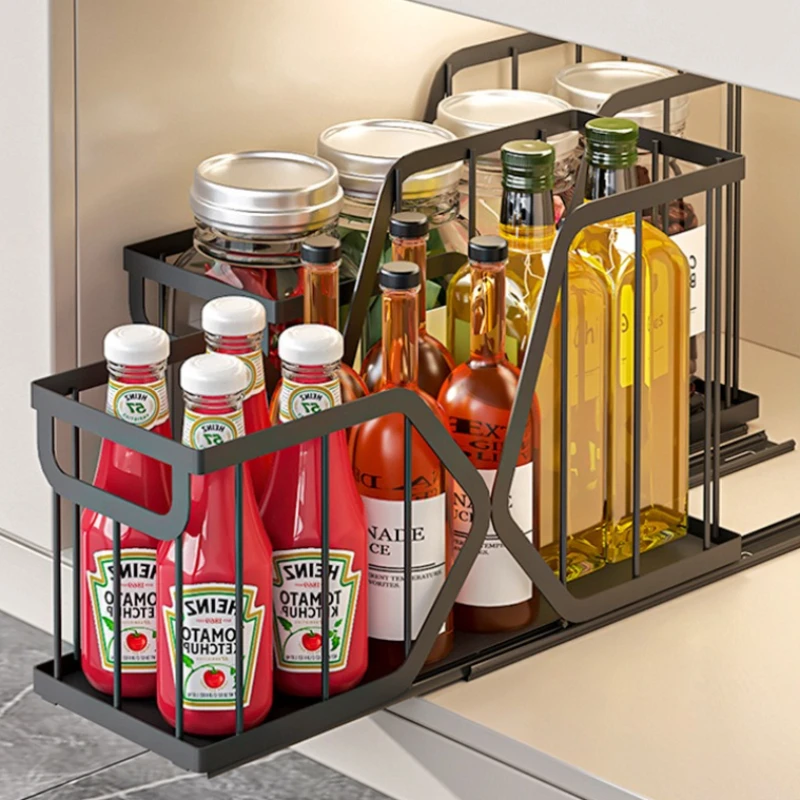 Firm Household Kitchen Pot Storage Box Cabinet Pull Basket Seasoning Storage Drawer Organize Basket Pull Down Sink Shelf
Firm Household Kitchen Pot Storage Box Cabinet Pull Basket Seasoning Storage Drawer Organize Basket Pull Down Sink Shelf