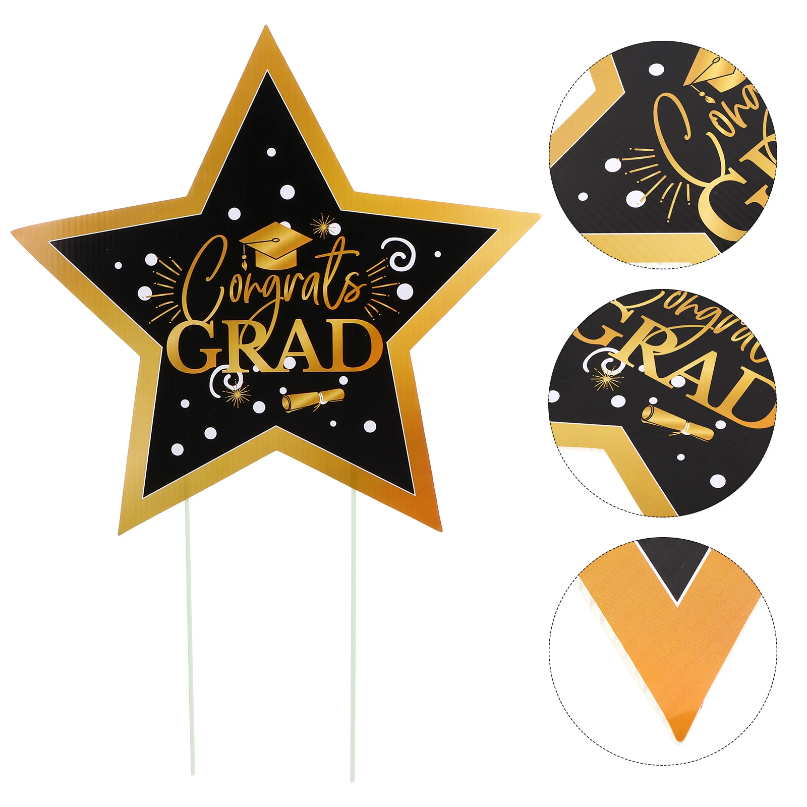 Plastic Graduation Yard Signs Lovely Decorations Home Party Outdoor Vivid Patterns Bright Colors Matching Exquisite Details
Plastic Graduation Yard Signs Lovely Decorations Home Party Outdoor Vivid Patterns Bright Colors Matching Exquisite Details