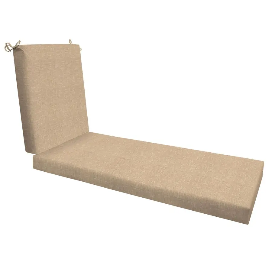 4. Hampton Texture Neutral Outdoor Chaise Lounge Cushion Essentials Removable Cover Patio Furniture 21"W x 70"L x 3.5"T
4. Hampton Texture Neutral Outdoor Chaise Lounge Cushion Essentials Removable Cover Patio Furniture 21"W x 70"L x 3.5"T