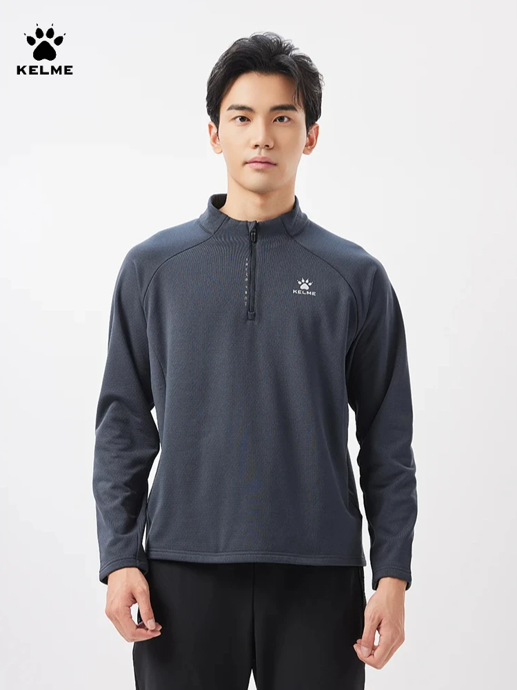 Kelme Мужская толстовка на молнии, ветрозащитная вязаная с длинными рукавами, теплый тренировочный пуловер для бега на открытом воздухе, быстросохнущий футбольный топ
Kelme Мужская толстовка на молнии, ветрозащитная вязаная с длинными рукавами, теплый тренировочный пуловер для бега на открытом воздухе, быстросохнущий футбольный топ